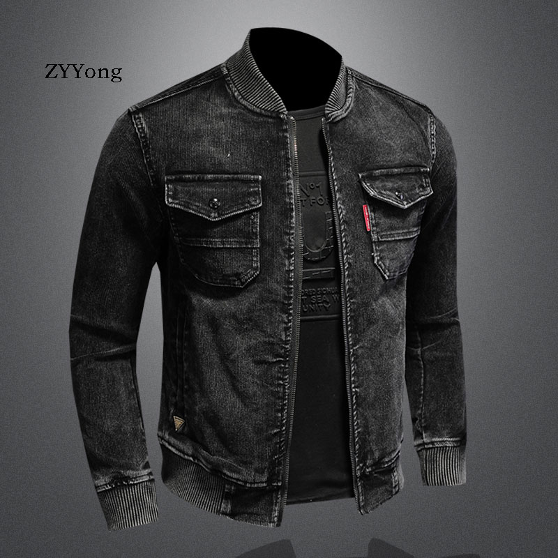 Stand Collar Bomber Pilot Blac - Corduroy Jacket Men recensione e prezzo