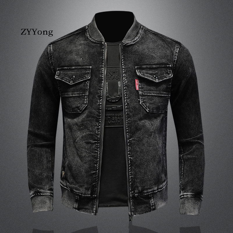 Stand Collar Bomber Pilot Blac - Corduroy Jacket Men recensione e prezzo