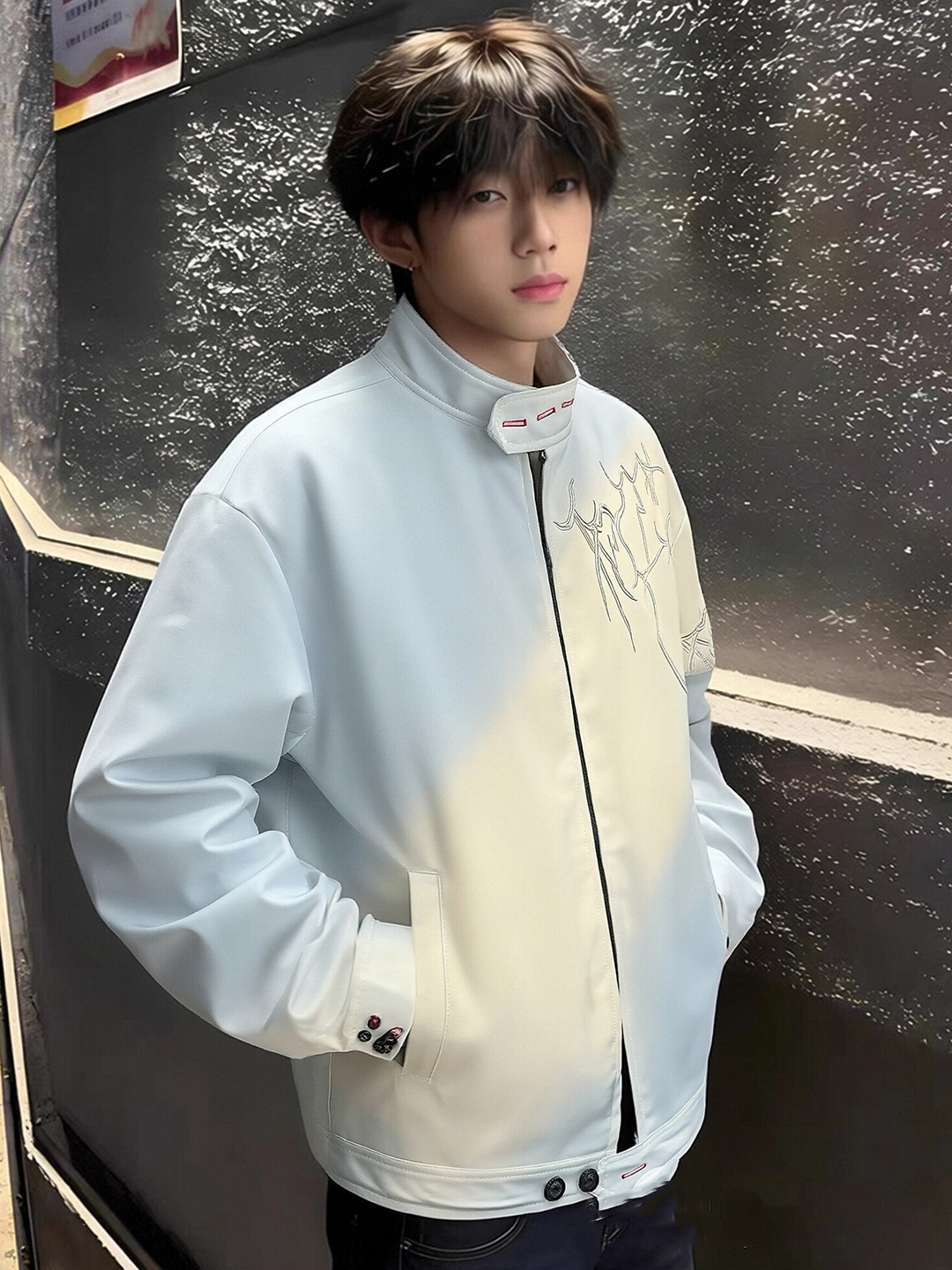 White Embroidered Short Jacket - Harrington Jacket recensione e prezzo