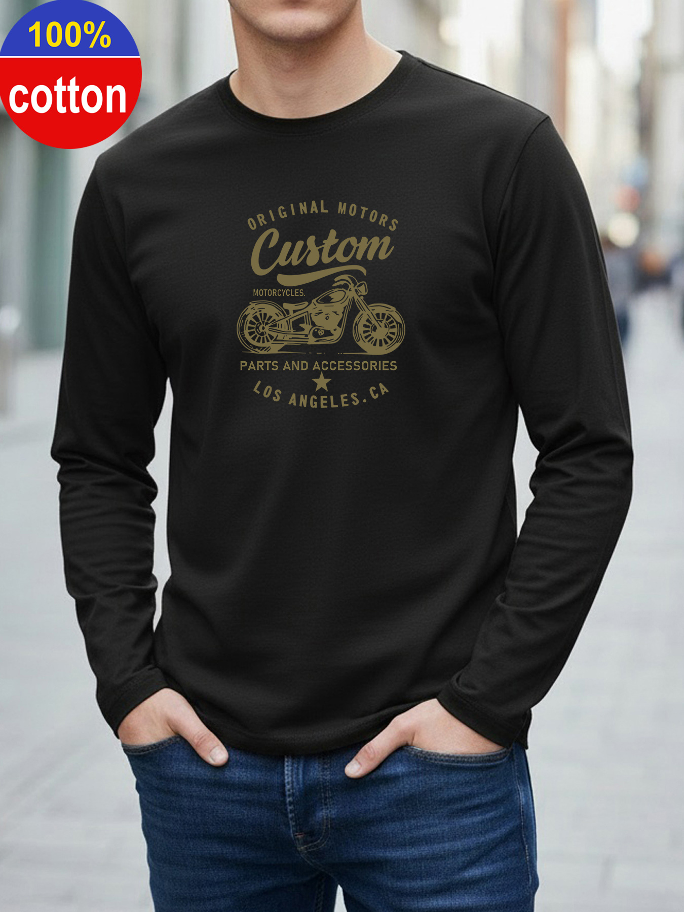 100% pure cotton men's long sl - Mens Fashion Summer recensione e prezzo