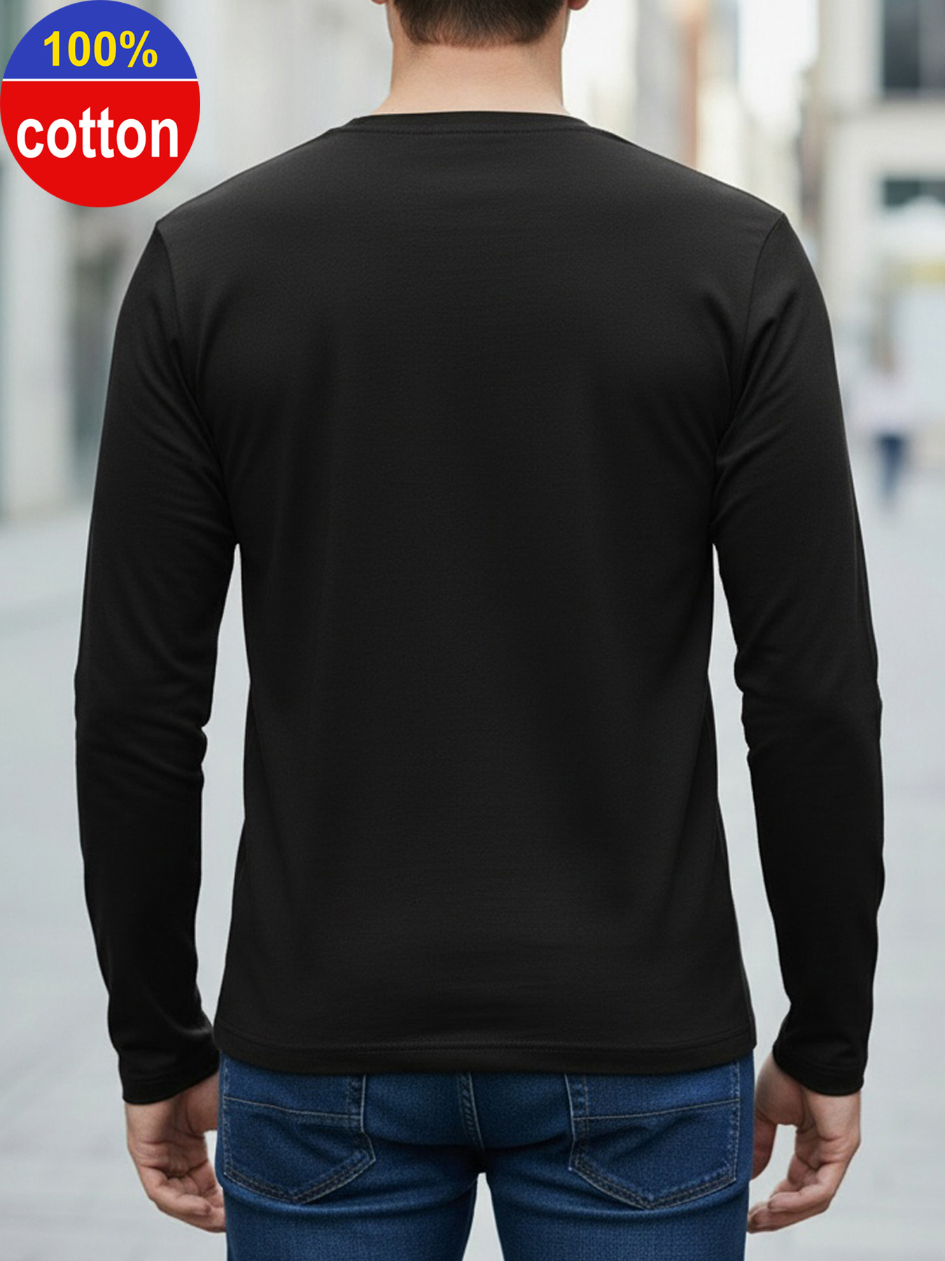 100% pure cotton men's long sl - Mens Fashion Summer recensione e prezzo