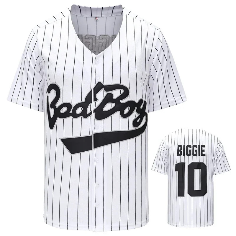 Movie #10 Bad Boy BIGGIE Baseb - Mens Fashion Baseball Jersey recensione e prezzo