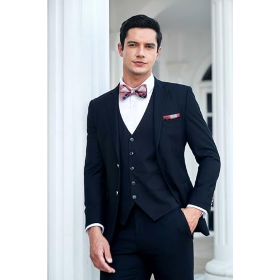 Bow Ties for Men Check Plaid S - Men'S Fashion For Wedding recensione e prezzo