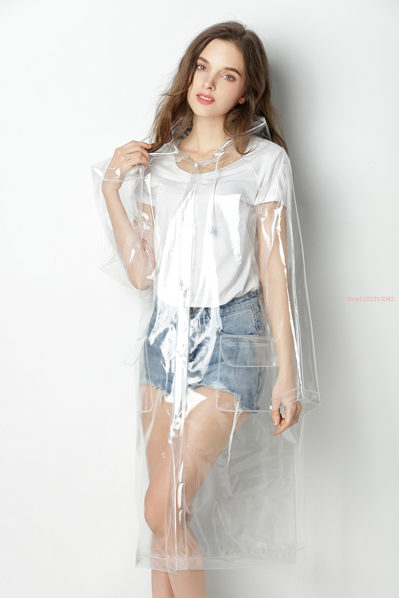 Super Transparent Raincoat for - Mens Fashion Poncho recensione e prezzo