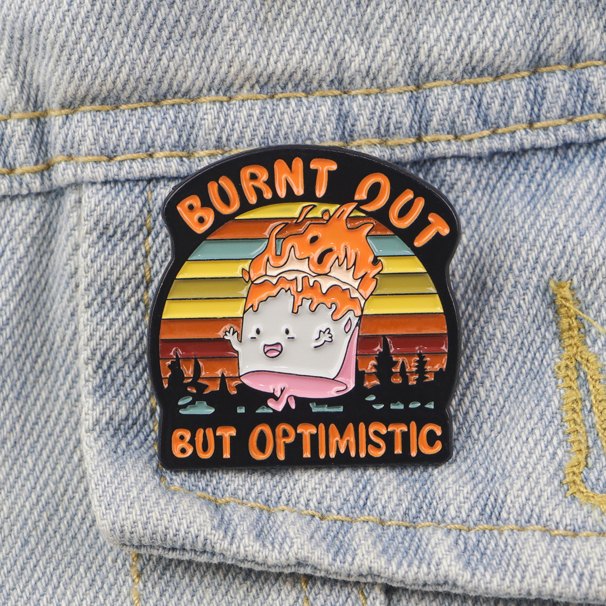 Fire Badges Enamel Pin Brooche - Men'S Fashion Model recensione e prezzo