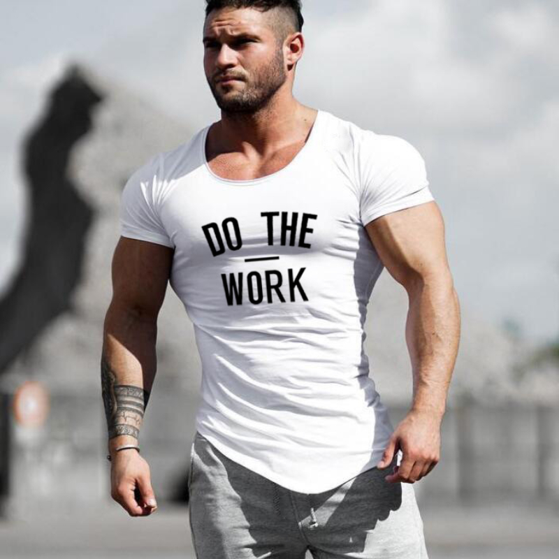 Mens Running Sport Slim Fit T- - Muscle Tee Workout recensione e prezzo