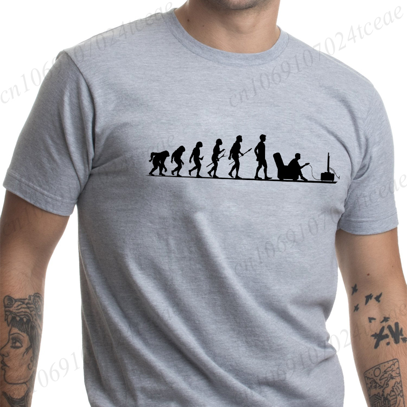 Summer Men's T Shirt Evolution - Men'S Fashion Evolution recensione e prezzo