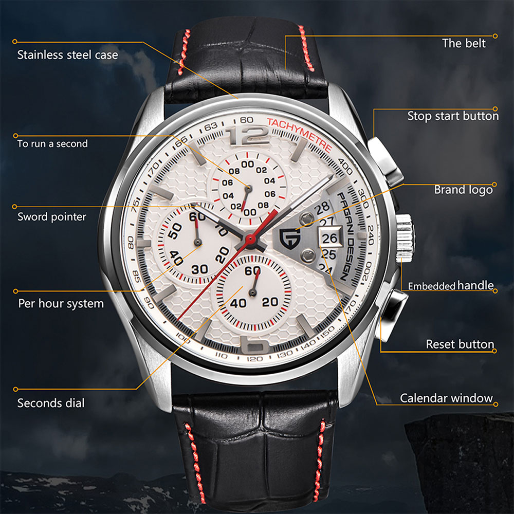 PAGANI DESIGN New PD-3306 Chro - Men'S Fashion Model recensione e prezzo