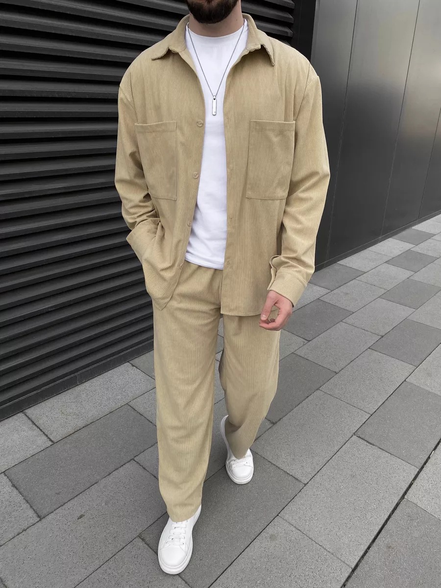 Men's corduroy two-piece outfi - Men'S Spring Fashion recensione e prezzo