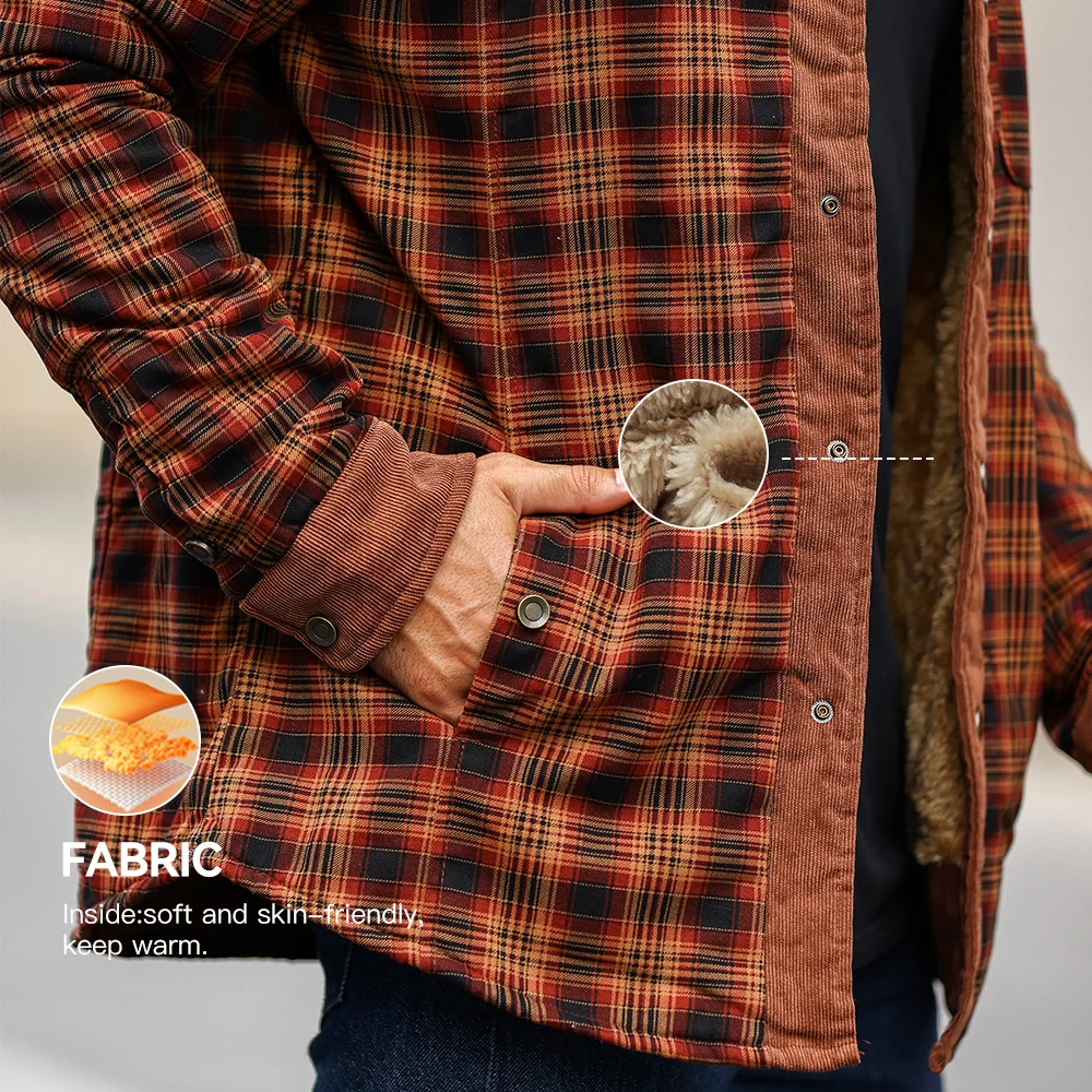 Men's Jackets Winter Windproof - Corduroy Jacket Men recensione e prezzo