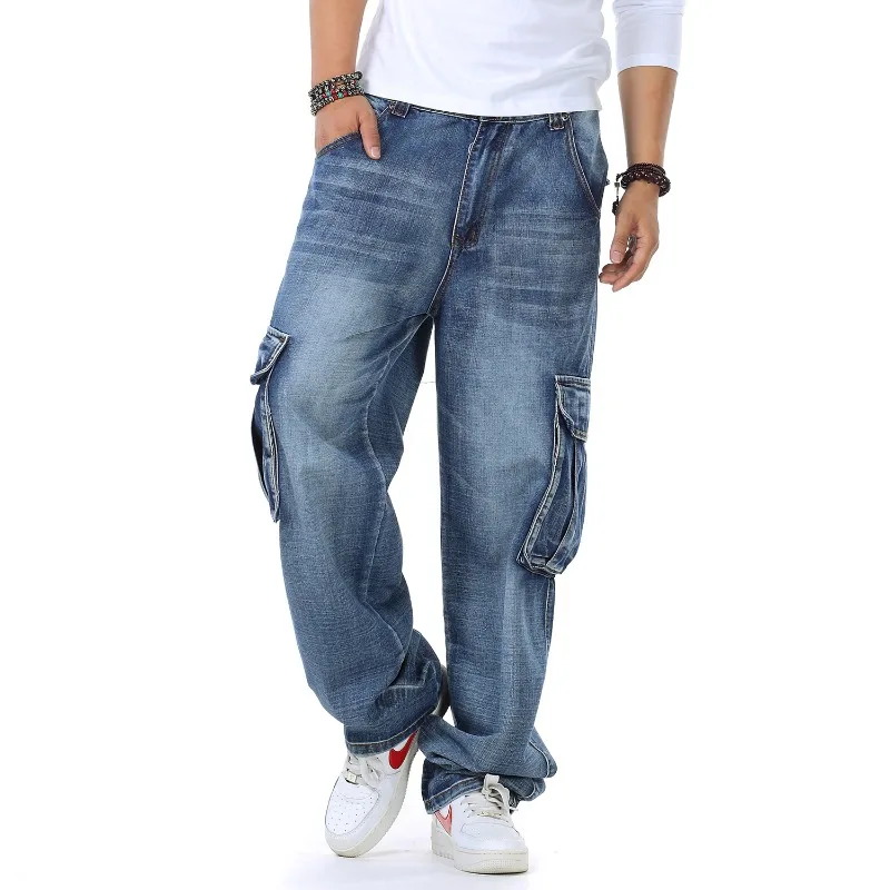 Mens Baggy Jeans Spring and Au - Men'S Fashion For Fat Guys recensione e prezzo