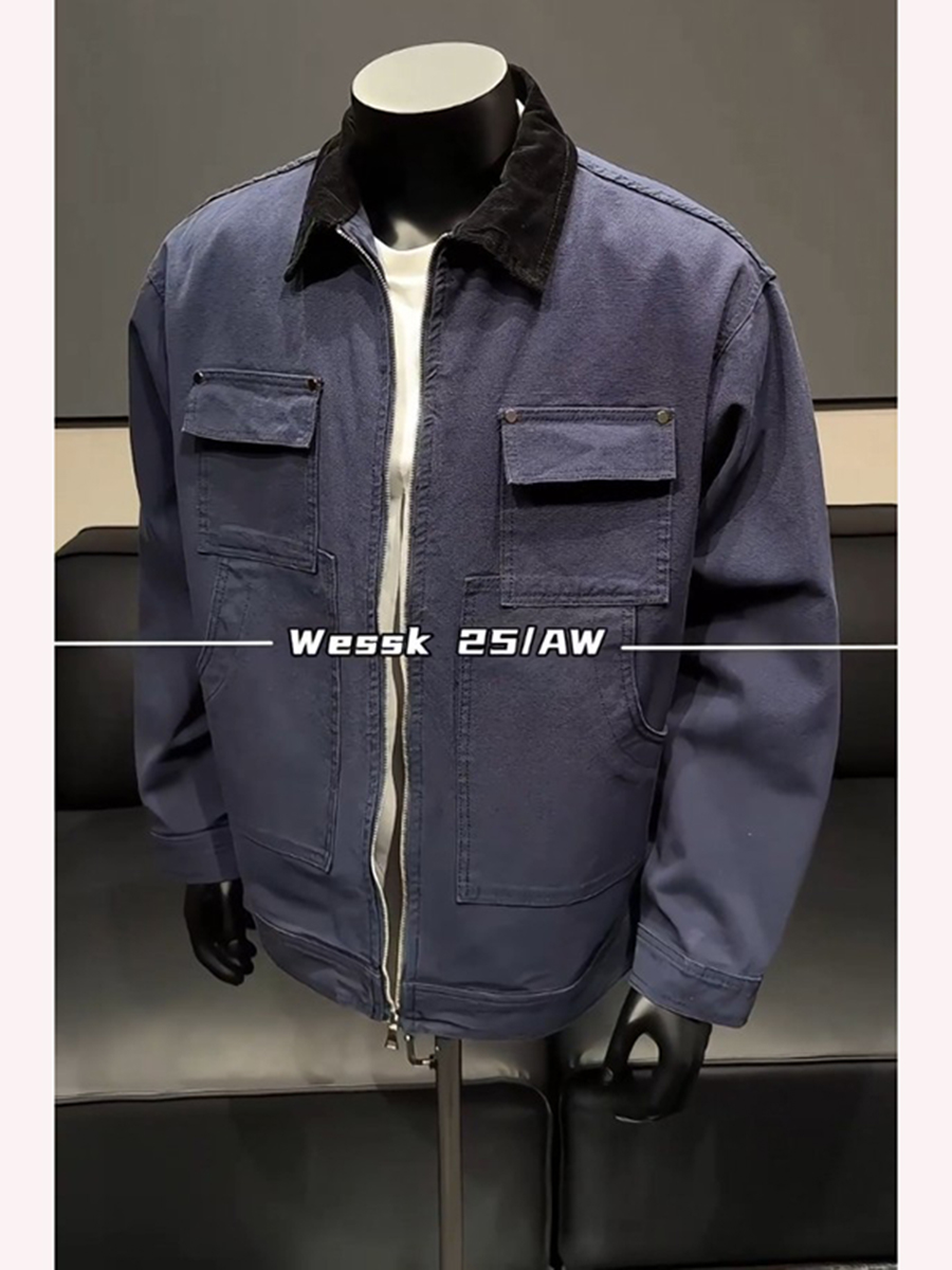 Blue Harajuku Style Stand Coll - Harrington Jacket recensione e prezzo