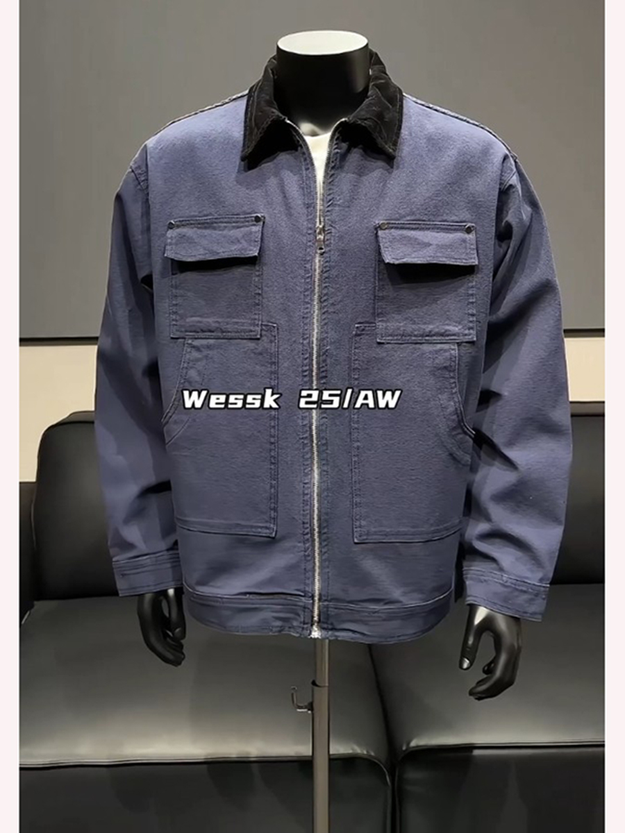 Blue Harajuku Style Stand Coll - Harrington Jacket recensione e prezzo