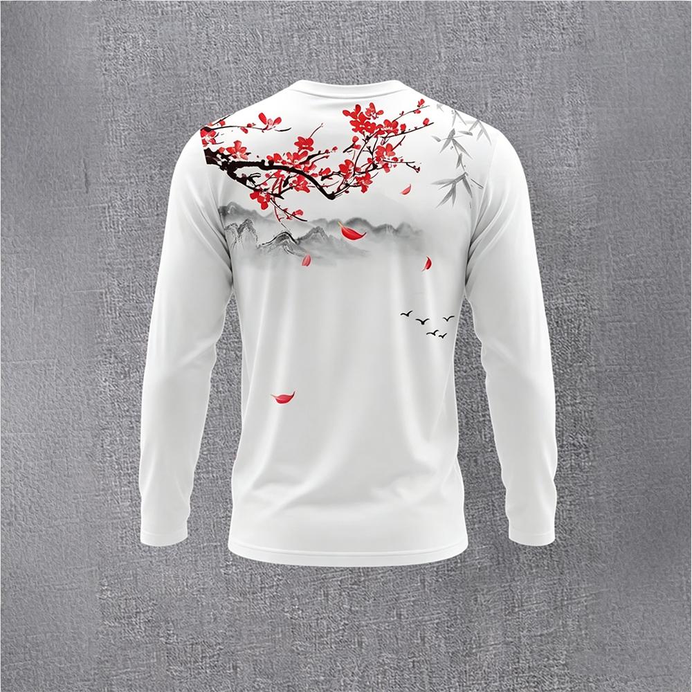 Chinese Style Ink Plum Blossom - Men'S Spring Fashion recensione e prezzo