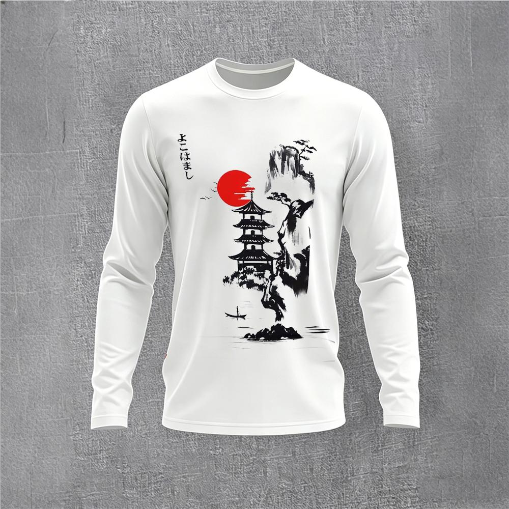 Chinese Style Ink Plum Blossom - Men'S Spring Fashion recensione e prezzo
