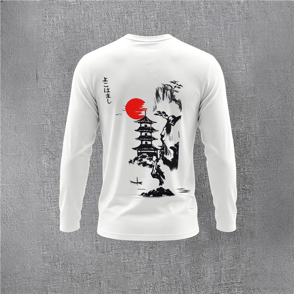 Chinese Style Ink Plum Blossom - Men'S Spring Fashion recensione e prezzo