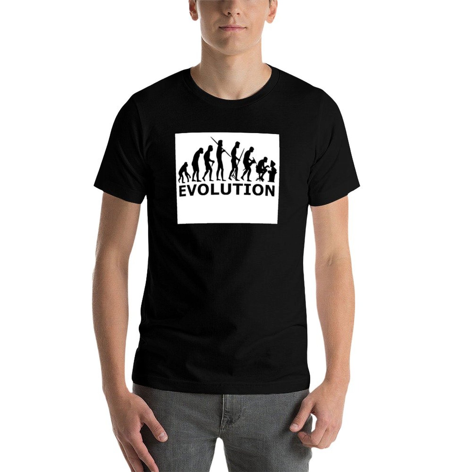 Human evolution T-Shirt graphi - Men'S Fashion Evolution recensione e prezzo