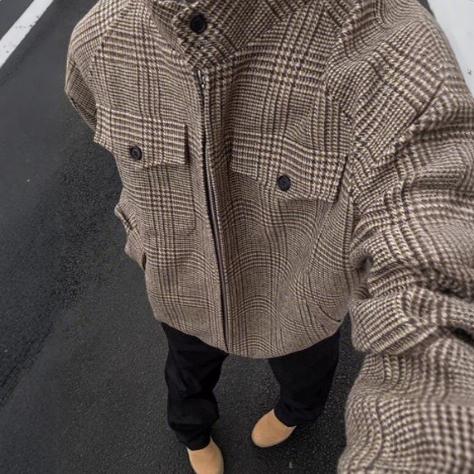 Retro Plaid Harrington Woolen  - Harrington Jacket recensione e prezzo