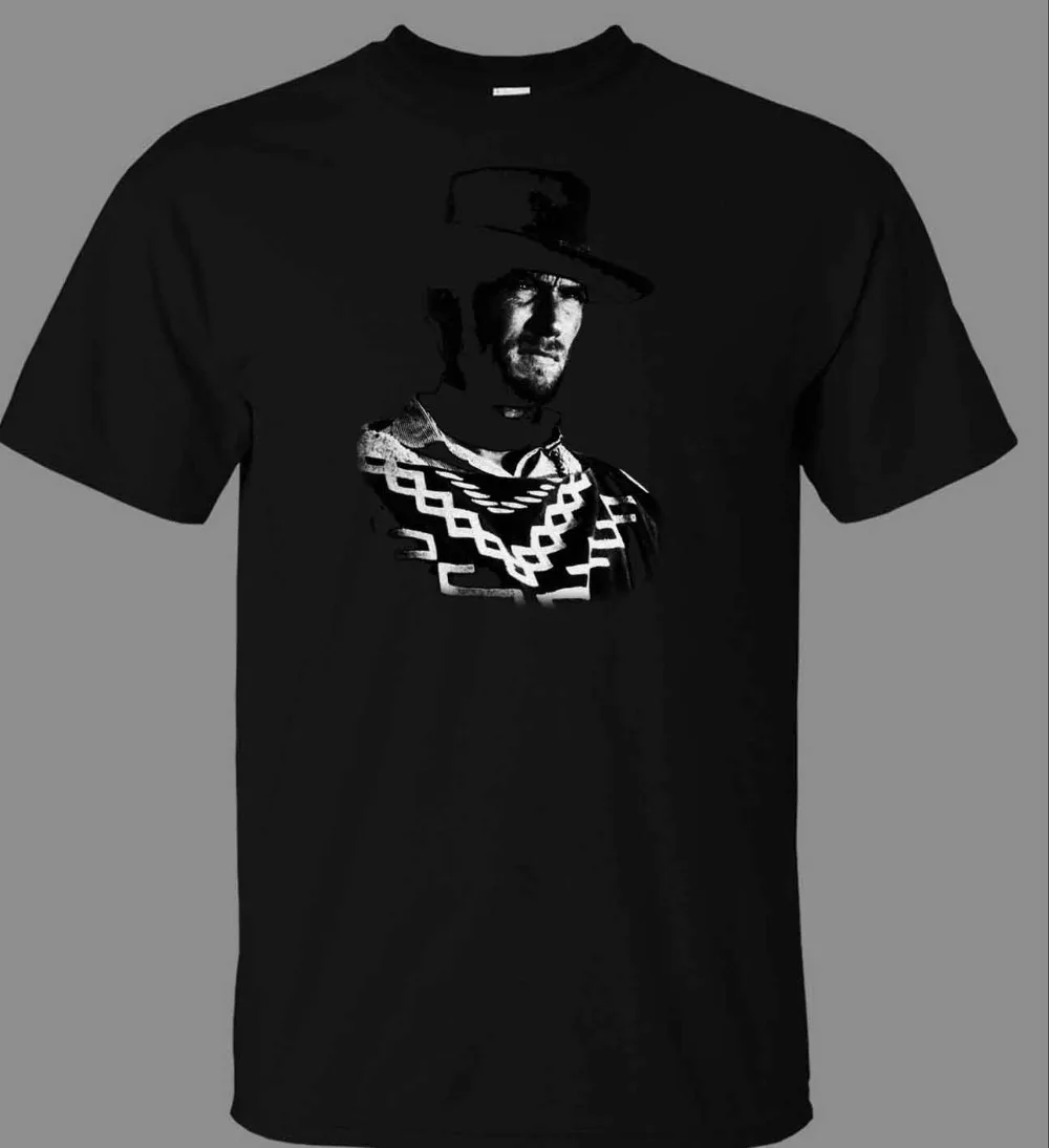 Clint Eastwood Poncho T-Shirt  - Mens Fashion Poncho recensione e prezzo