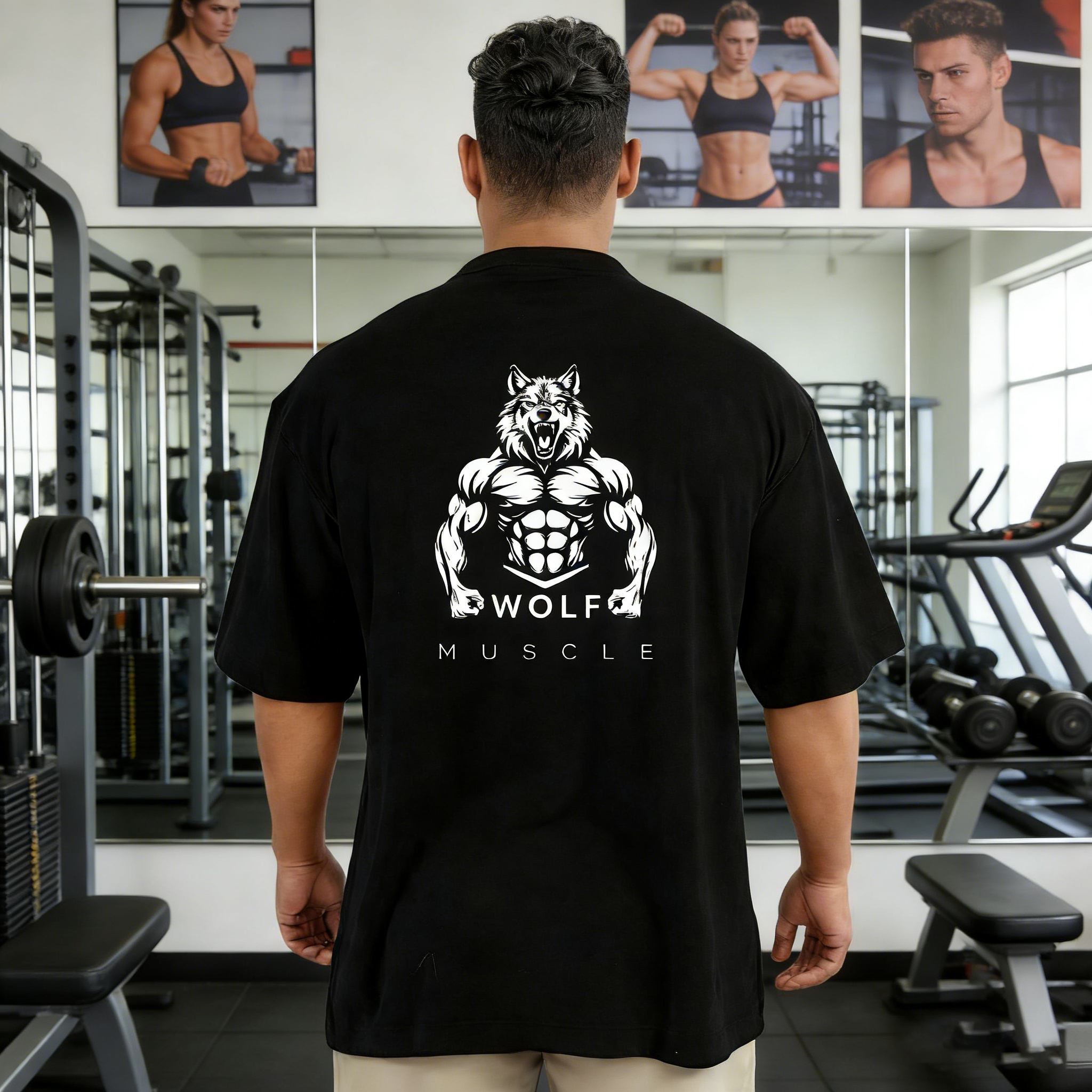 Wolf Muscle Gym T Shirt Men 10 - Muscle Tee Workout recensione e prezzo