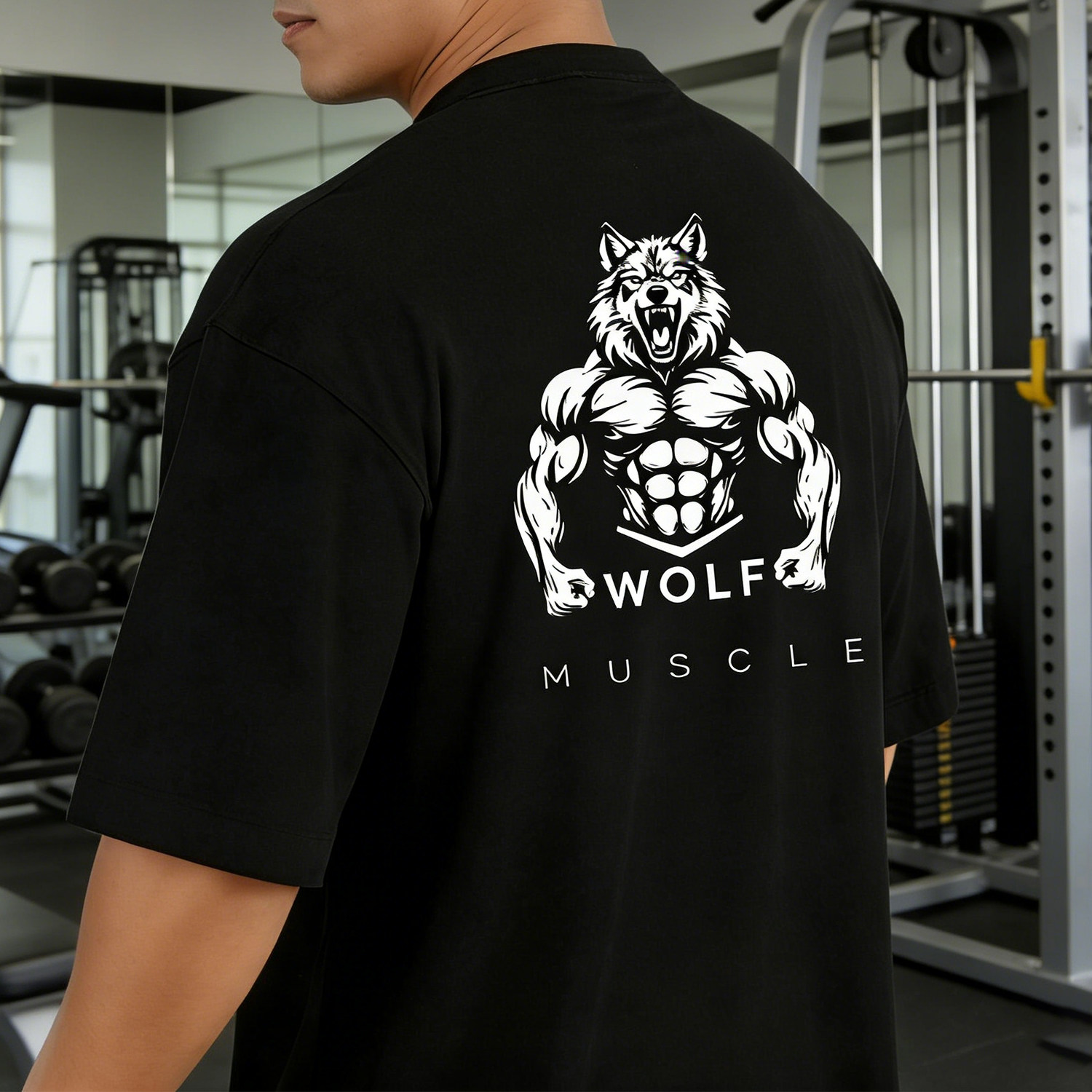 Wolf Muscle Gym T Shirt Men 10 - Muscle Tee Workout recensione e prezzo