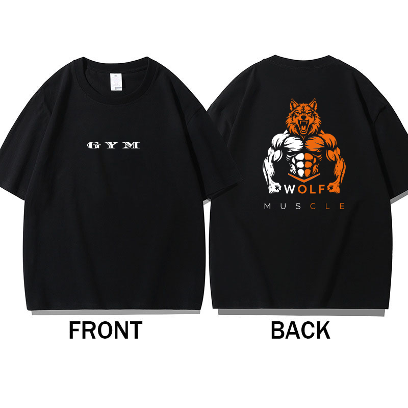 Wolf Muscle Gym T Shirt Men 10 - Muscle Tee Workout recensione e prezzo
