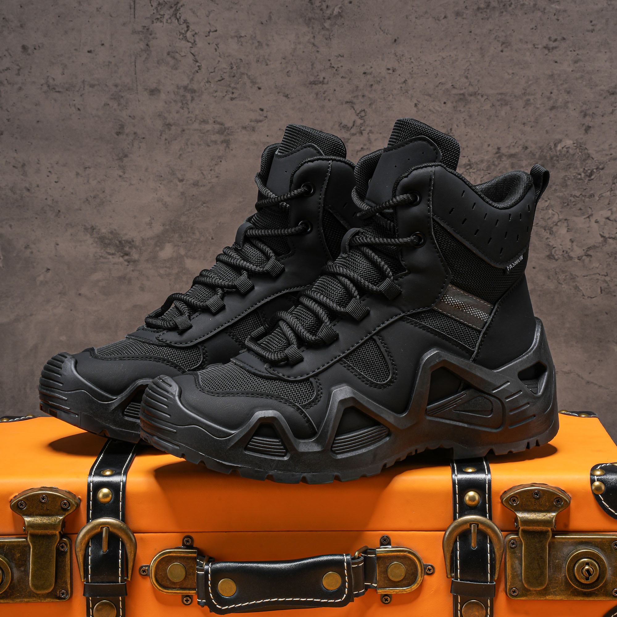 Men's high top boots, hiking b - Fashion Men'S Boots recensione e prezzo