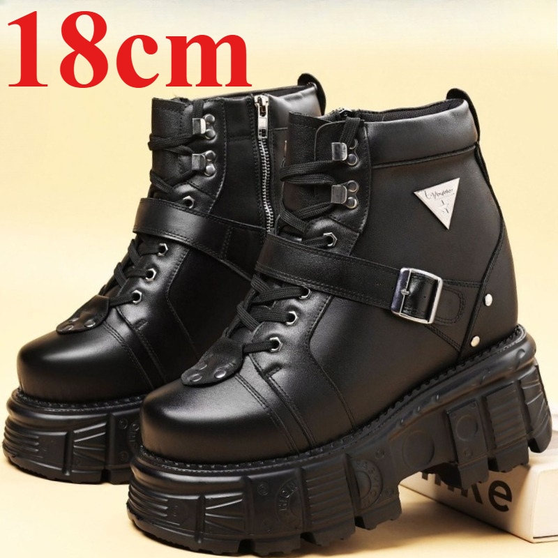Genuine Leather Motorcycle Boo - Fashion Men'S Boots recensione e prezzo
