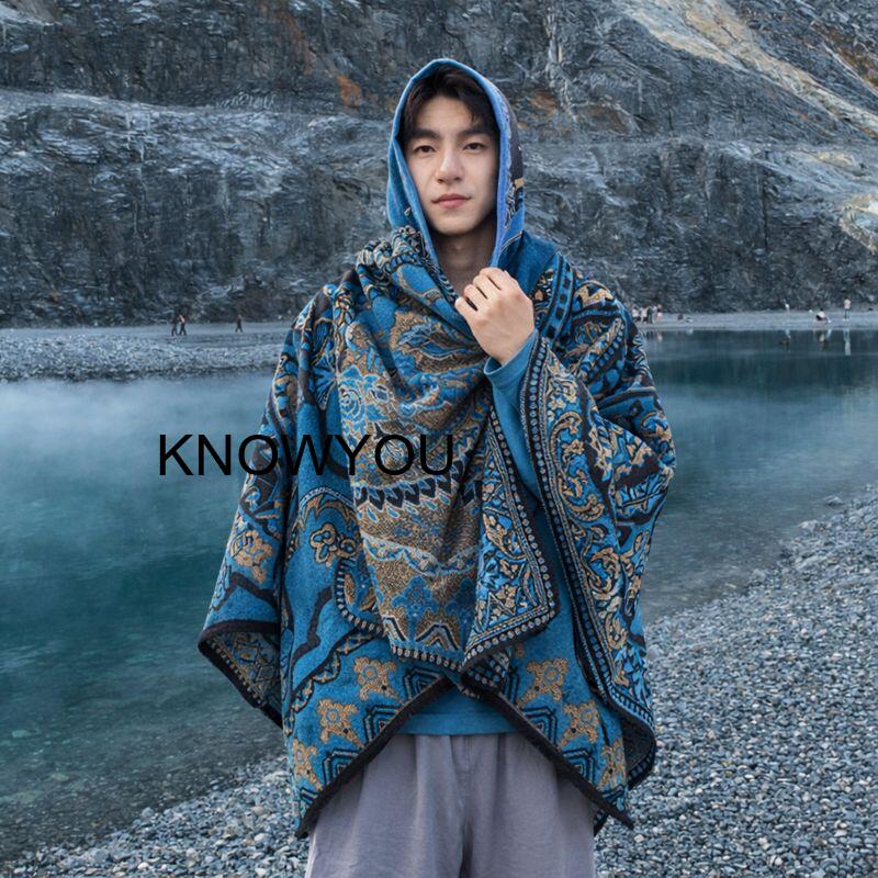 Men's Thick Outdoor Traveling  - Mens Fashion Poncho recensione e prezzo