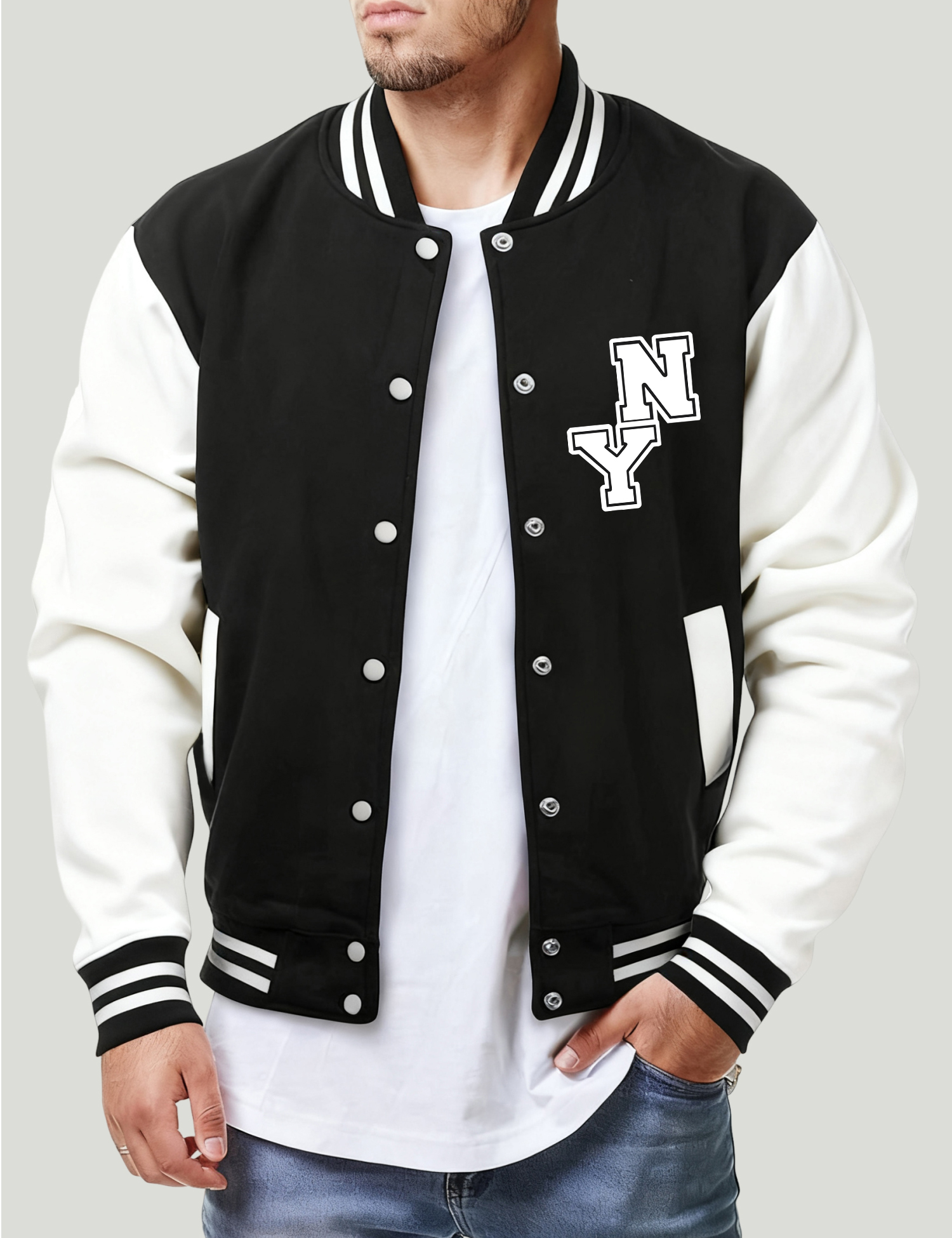 New York City Art Word Printed - Mens Fashion Baseball Jersey recensione e prezzo