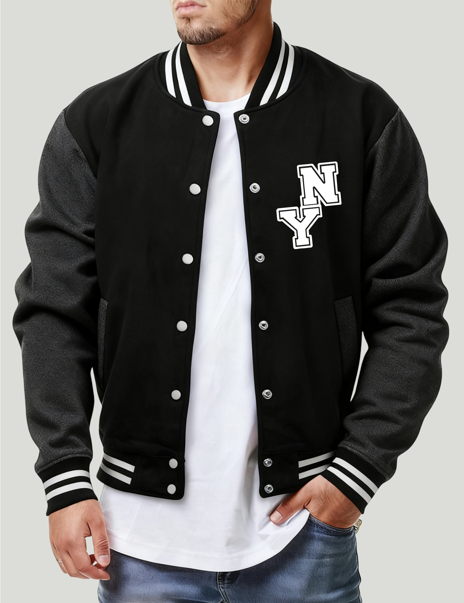 New York City Art Word Printed - Mens Fashion Baseball Jersey recensione e prezzo