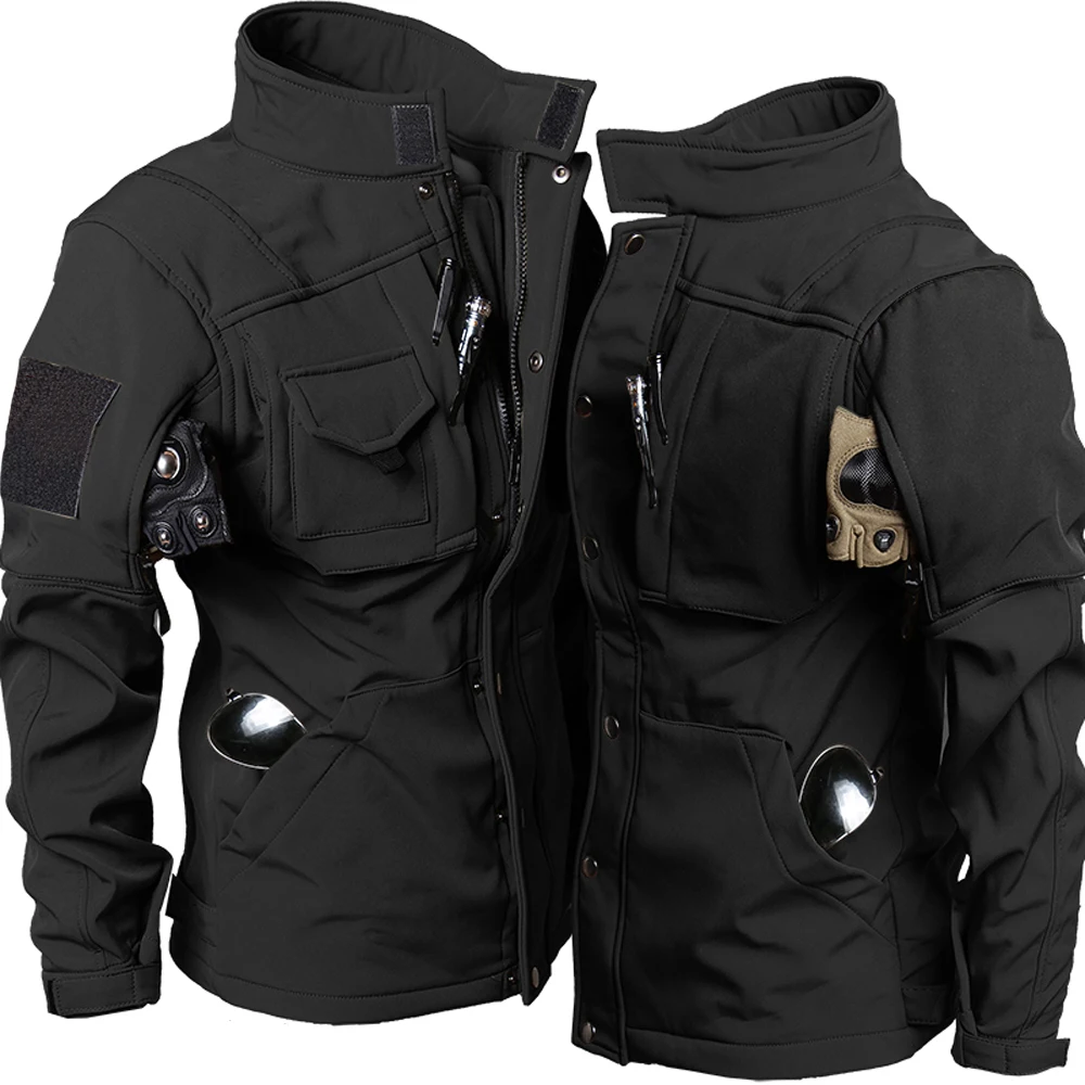 Men's Tactical Sets Winter Sha - Corduroy Jacket Men recensione e prezzo