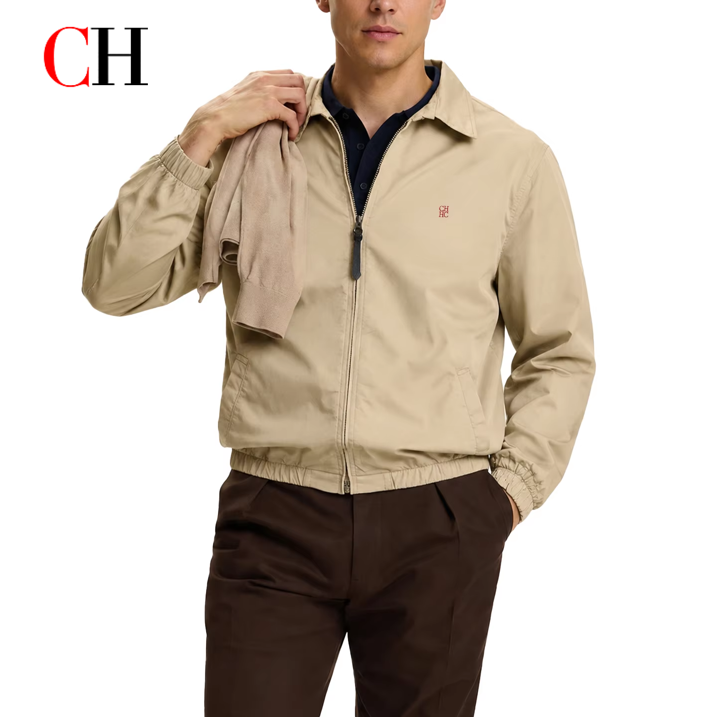 CH Logo Embroidered Premium Ha - Harrington Jacket recensione e prezzo