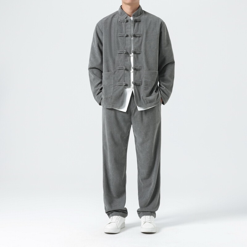 Men Corduroy Sets Men Tang Sui - Corduroy Jacket Men recensione e prezzo