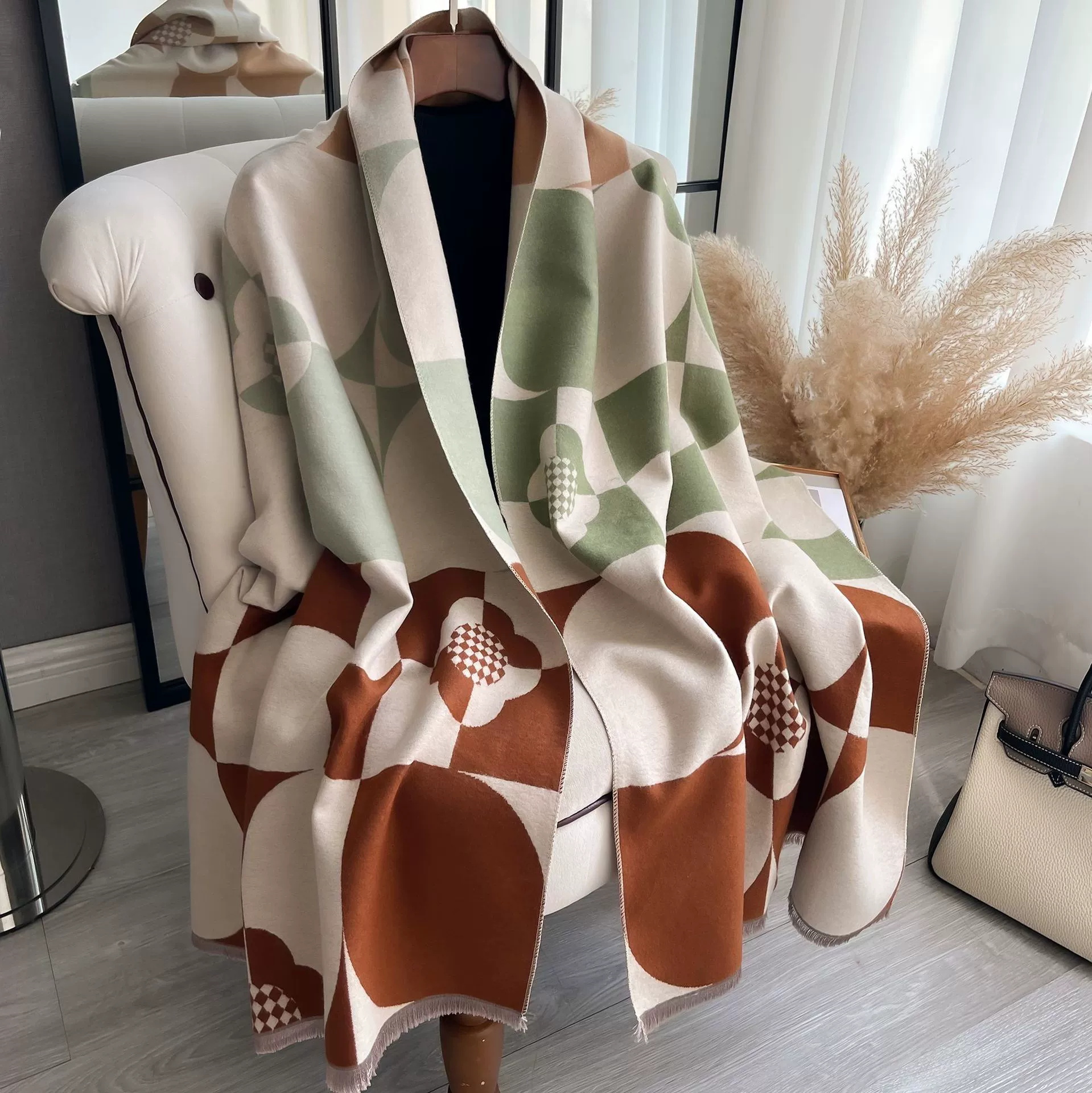 New Women Men Thick Warm Scarv - Mens Fashion Poncho recensione e prezzo