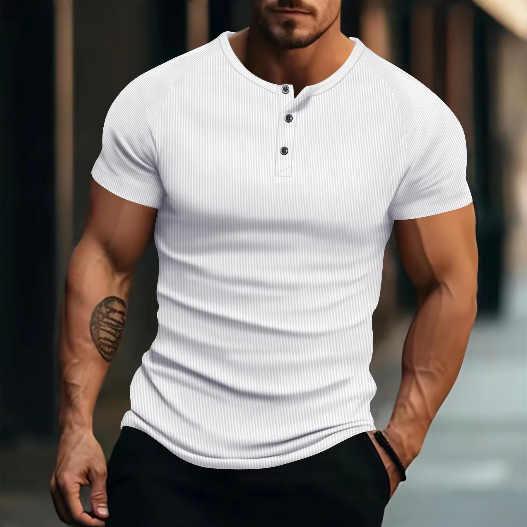 Summer New T-Shirt for Men Cas - Muscle Tee Workout recensione e prezzo