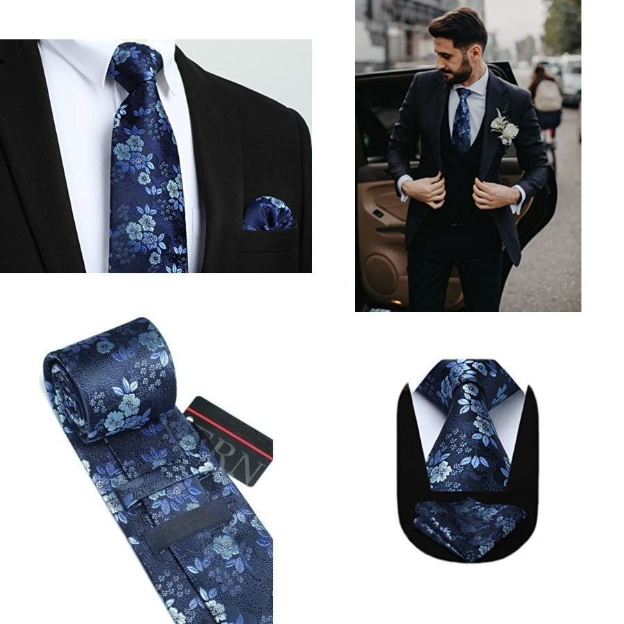Men Floral Ties Woven Classic  - Men'S Fashion For Wedding recensione e prezzo
