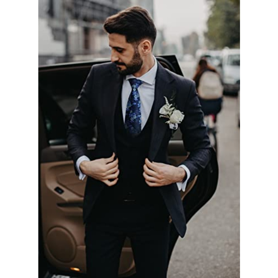 Men Floral Ties Woven Classic  - Men'S Fashion For Wedding recensione e prezzo