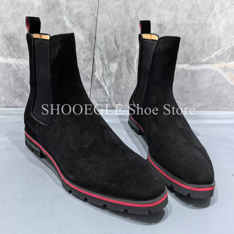 Black Cow Suede Men’s Boots Ro - Mens Fashion Autumn 2025 recensione e prezzo