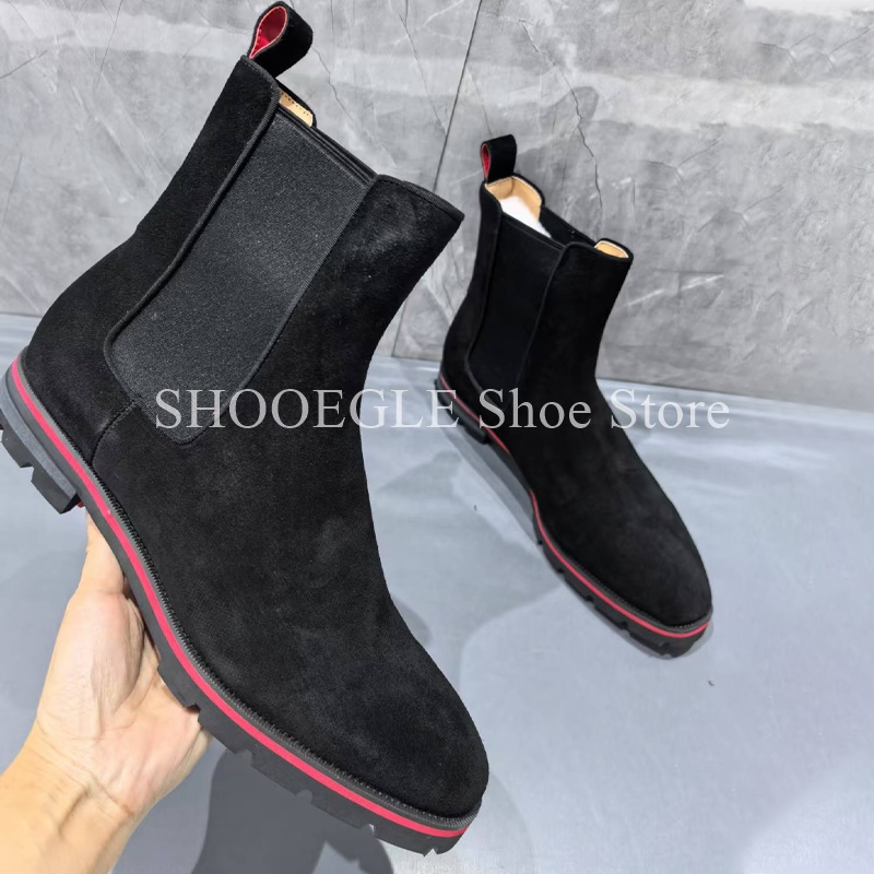 Black Cow Suede Men’s Boots Ro - Mens Fashion Autumn 2025 recensione e prezzo