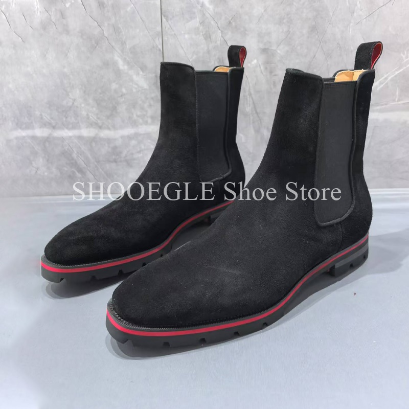 Black Cow Suede Men’s Boots Ro - Mens Fashion Autumn 2025 recensione e prezzo