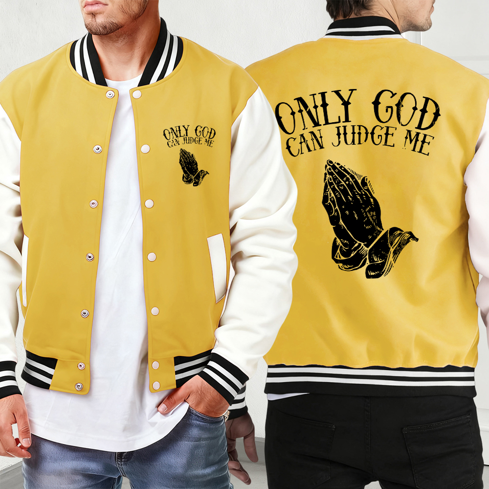 Only God Can Judge Me Printing - Mens Fashion Baseball Jersey recensione e prezzo